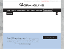 Tablet Screenshot of grayguns.com